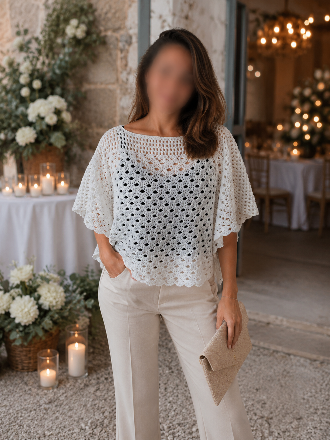 poncho pour ceremonie