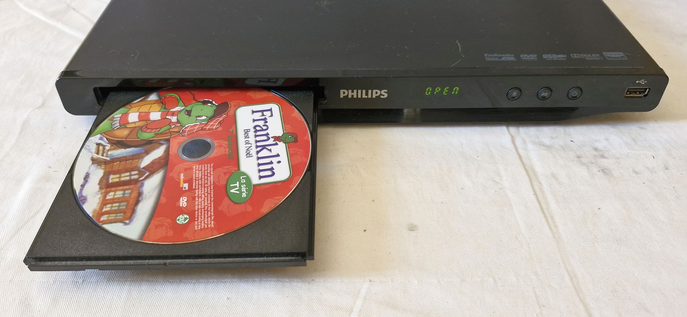 Lecteur DVD/CD audio Philips modèle DVP3850/12, 220/240V avec sa télécommande — photo 2