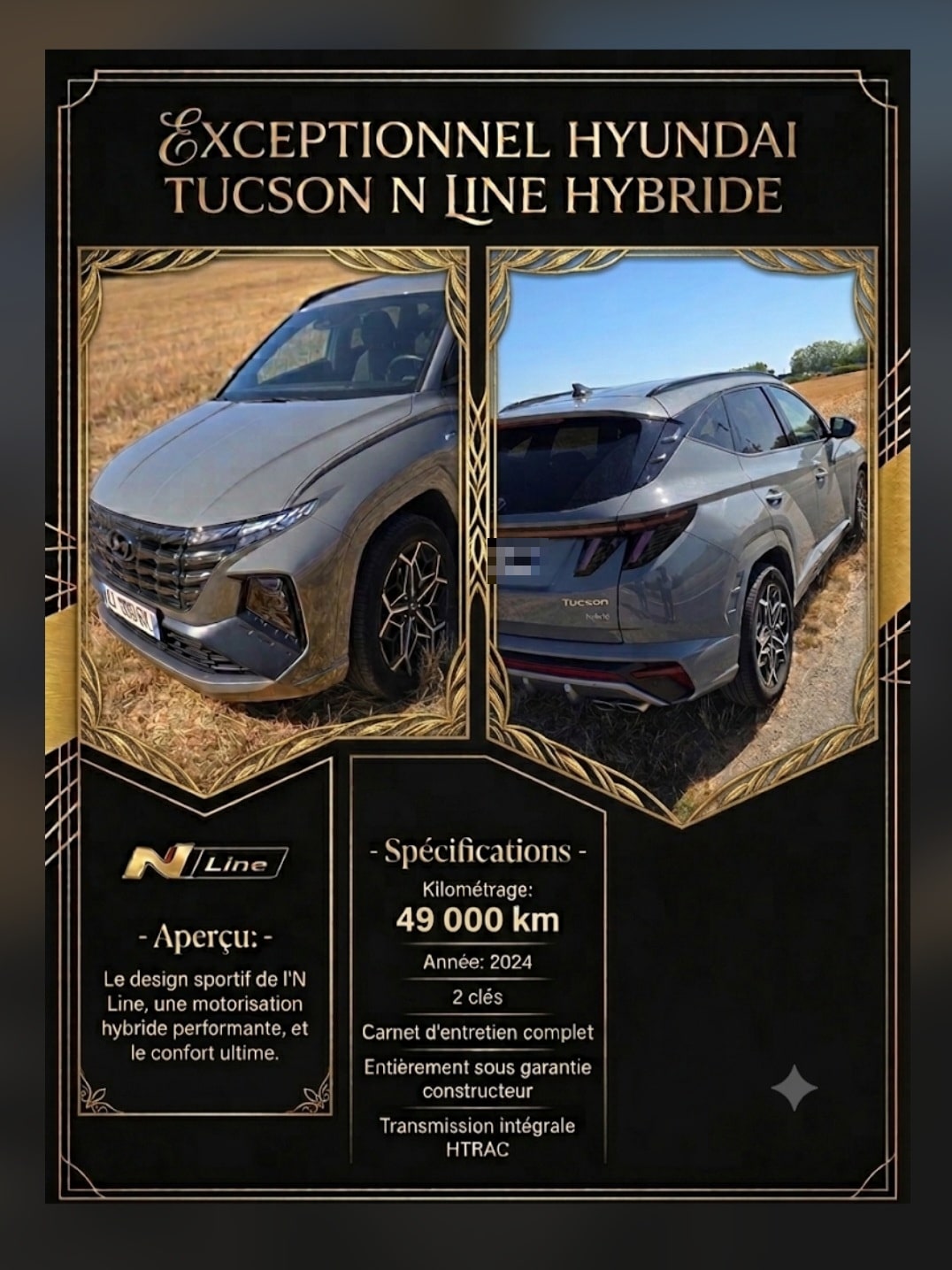 Hyundai Tucson hybride N-Line