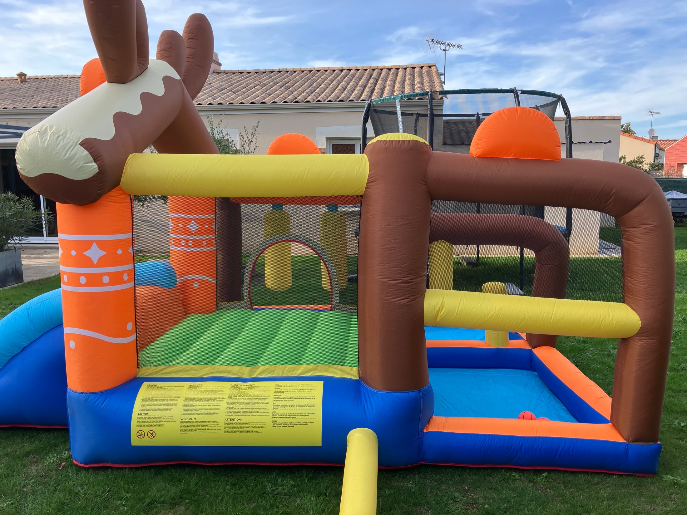 Château gonflable Wapiti/Renne de Noël