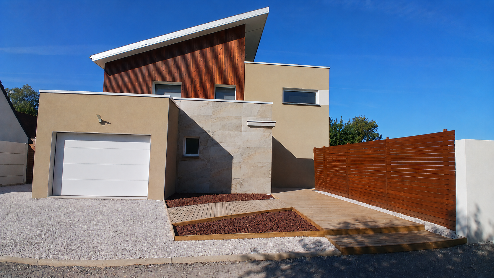 MAISON COUP DE CŒUR – MAISON CONTEMPORAINE 2023 – DPE A – 157 m² – 4 CHAMBRES – SUITE PARENTALE – BUREAU GARAGE – TERRAIN 529 m²