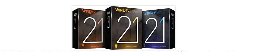Licence windev 21 + webdev 21 + windev mobile 21