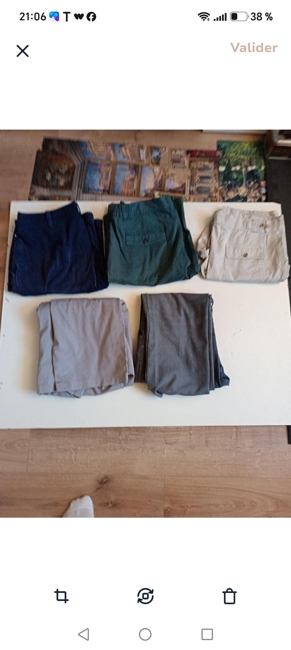 Lot 5 vêtements homme – tailles 44