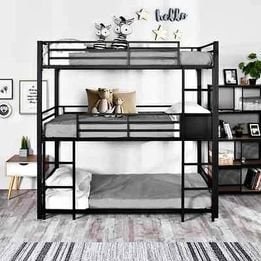 1+1+1 lit superpose avec 3 matelas